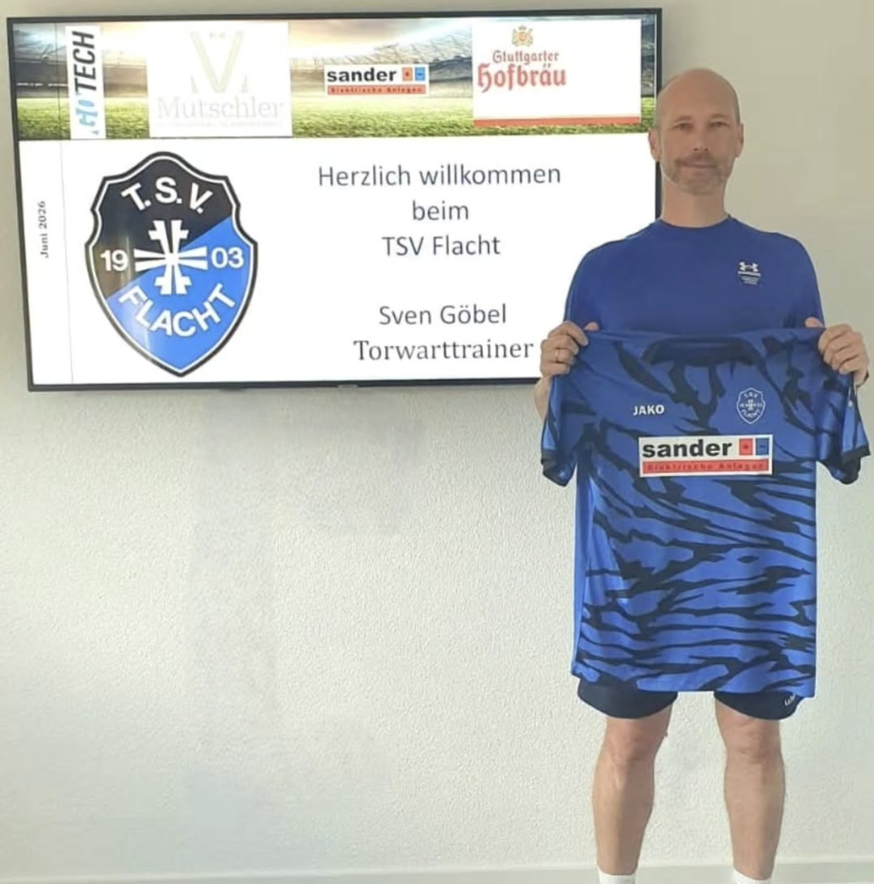 Neuer Torwarttrainer beim TSV Flacht!